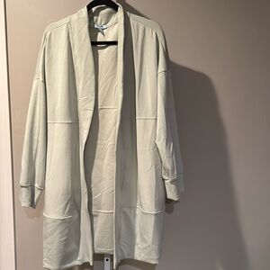 FLX long athletic cardigan. New with tags. Women’s XL